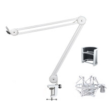 Foldable All-Metal Mic Boom Arm Stand for Podcasters and