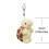 Plush Turtle Stuffed Animal Keychain 1pc 2