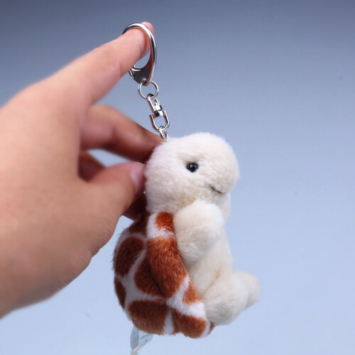 Plush Turtle Stuffed Animal Keychain 1pc 2