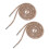 Rhinestone Shoelaces 140cm Glitter Round Crystal 1