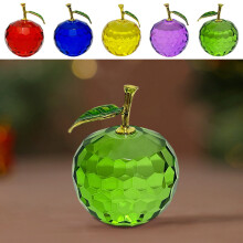 Christmas Crystal Faceted Ornament Glass Collectible