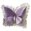 Butterfly Pillow Plush Decorative Cushion with Lace Ruffle 1