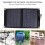 (As show, One size) Vikt solpanel - Solpanel polykristallin kisel solcellsladdare för bilbatteri 4