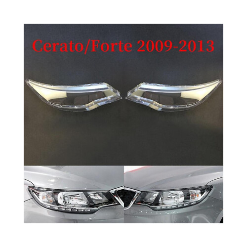 Paar Scheinwerfer-Linsenabdeckungen (klar) für Cerato/Forte 2009-2013 2