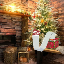 2X Christmas Box Fun Cash Gift Christmas Money Box with 60 Transparent Bags, Perfect Surprise for Kids & Adults
