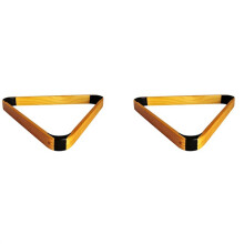 2X Support de Boules de Billard En Bois Support Triangulaire Solide Supports de Boules de Billard Triple Angle Supports de Boules de Billard Support