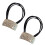 Hair Ties Rhinestone Decor Elastic Ponytail Holders 2 Pcs 1