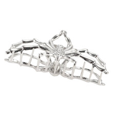 Halloween Spider Hair Clip Silver Tone 1 Pc