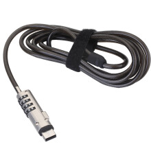 USB Cable Lock with 4-Digit Password for Laptop Security