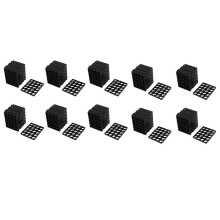 100PC 18650 Batterie 4X5 Entretoise de Cellule Rayonnant Shell Support de Support En Plastique 18,4 mm