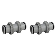 2X Pièces de Piscine Hors , Buse de Rechange pour Adaptateur de Tuyau de Piscine 1,5 Pouce pour Piscine (1,5 Pouce à 1,5 Pouce de Style