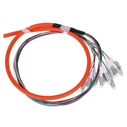 Fiber Pigtail Cable Multimode 12-cores Lc/upc-62.5/125 With Pvc Outer Shell For Networks 2