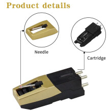 6X Plattenspieler Nadel, Verbesserte Plattenspieler Cartridge mit Diamant Stylus Ersatz für , Victrola, ION, LP