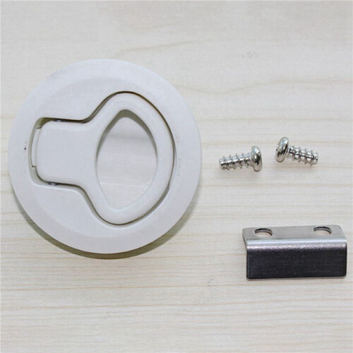 5X  Hatch Round Pull LatchLatch Flush Pull For1/4 Door Boat Deck Hatch RV Drawers Cabinet Yacht