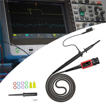 4X Sonde D'Oscilloscope P4100 100: 1 Connecteur BNC de Sécurité Haute Tension 100 MHz 2KV pour Atténuation Réglable D'Oscilloscope