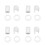 4X Plastic Shell Screw Type E14 Bulb Light Lamp Holder Socket AC 250V 2A 1