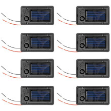 Lot de 8 Boîtes à Piles, Pièces de Rechange pour Lanterne Solaire pour Lanternes Suspendues Extérieures