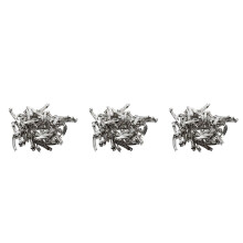 150 Stück 50 mm Metall Französische Haarspangen Haarspangen Schleifen - Silberfarbe
