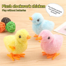 10-Teiliges Ostern-Wind--Küken-Spielzeug, Neuheit, Springendes Huhn, Gag, Plüsch, Baby-Küken, Spielzeug, Geschenk für Kinder, Mädchen