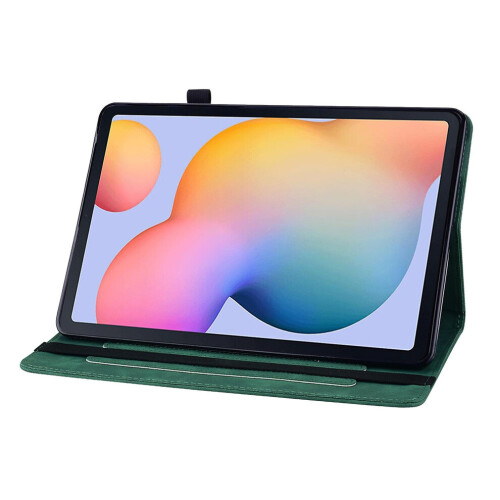 For Samsung Galaxy Tab S6 Lite/Tab S6 Lite Solid Color Tablet Case Tablet Cover Wallet Stand 2