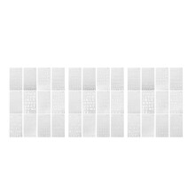 36 Stück Alphabet Schablonen Wiederverwendbare Brief Malerei Schablonen Kunststoff DIY Zeichnung Sprüh Waage Vorlagen