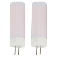 6 Pcs 3W 230 Lm G4 Led Mais Lumieres 36 Leds Smd 2835 Effet de Flamme Blanc Chaud 12V (Blanc Chaud, Dc12V)