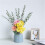 108 Pieces of Eucalyptus Stems Artificial Eucalyptus Leaf Stems True Gray Green Touch Leaf Branches 1