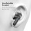 Wireless Earbuds with LED Case Black 3