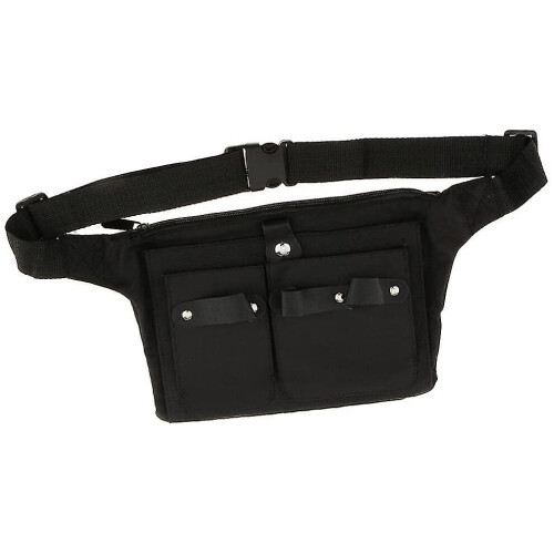 Sac de coiffure noir grand format, pochette pour coiffeur 1