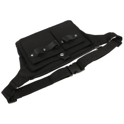 Sac de coiffure noir grand format, pochette pour coiffeur 2