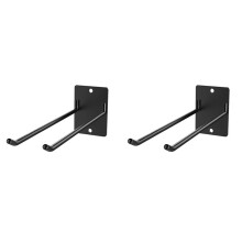 Heavy Duty Storage Organizer Steel Wall Mount for Garden Tools Shovel Rake Broom Organizer Wall Hook 2pcs