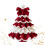 Crochet Kit Christmas Tree Decoration with Bow and Pearl 1