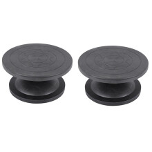 2X Drehung Scheibe Drehung Scheibe Ton Skulptur Modellieren Keramik Multifunktions Manuelle Drehscheibe Drehscheibe Schnitz Tisch TöPfer Scheibe
