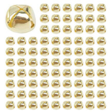 400 Pieces Séries le Vent, 15 mm les Clochettes en Métal Cloches Artisanales les Perles Convient pour le Bricolage Or