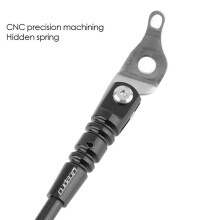 4X Litepro Cavalletto per Bicicletta Cavalletto per Bici Da Strada Cavalletto per Mountain Bike Portabiciclette per Accessori (Nero)