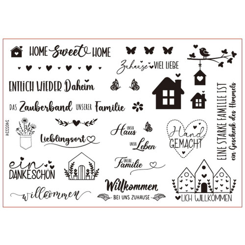 German Rub-On Water Transfer Sticker for Ceramic Mug