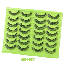 Synthetic Russian Curl Lashes 14 Pairs Thick Natural