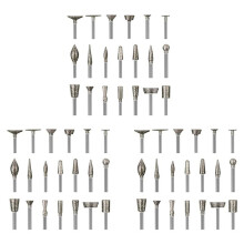 Steinschnitzset Diamantbohrer, 60-Teiliges Polierset, Zubehör für Rotationswerkzeuge mit 1/8-Zoll-Schaft zum Schnitzen