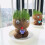 Grass Head Doll, Big Eyes, Cute Boy, Big Flat Head, Medium Size Grass Doll, Grass Planting, Creative 4