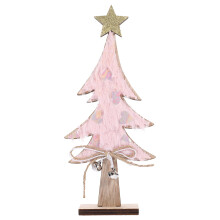 Wooden Christmas Tree Table Decor Rustic Farmhouse 1 Piece