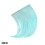 Clip-In Fringe Bangs Hairpiece Light Green 1