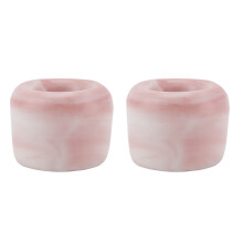 Ceramic Toothbrush Holder with Marble Grain Pattern 2 pcs
