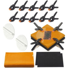 16 Pcs Card Cleaning Kit Trade Flattening Kit Care Repair Kit Centering Grading Tool Accessories for Card Collector