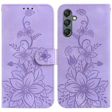 Purple PU Leather Flip Wallet Case for Samsung Galaxy A25