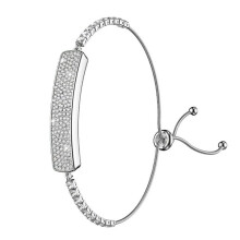 Smartwatch Women Chain with Pedometer Heart Rate Blood Oxygen Sleep and Health Monitoring Bracelet Silver
