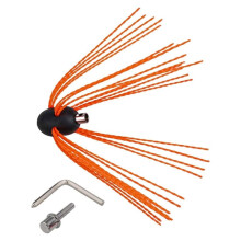 Chimney Cleaning Brush Kit with Flexible Rods and Drill Adapter Power Sweeping Tool for Removal of Soots Creosot