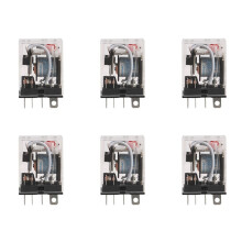 6X JQX-13FL AC 110V Bobine DPDT 8 Broches 8P Relais de Puissance Electromagnetique
