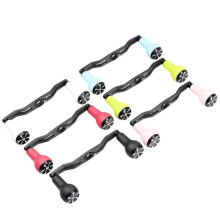 Ekfan 130MM Fishing Handle Fishing Reel Handle 8x5MM Holes for Reel Lure Baitcasting Diy Tools Red