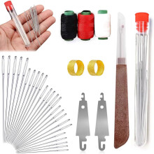Steel Sewing Needles Kit Stainless Steel 31-37pcs