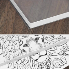 Monoprinting Print Plate,8" X 10"and 5" X 7"Gel Plate,2 Pack Art Plate, Reusable Gel Printing Plate,Printmaking Supplies